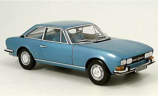 Peugeot 504 coupe 1/18 Norev bleu 1971 miniature