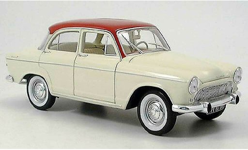 Simca P 60 Montlhery 1/18 Norev rot-beige 1961 miniature
