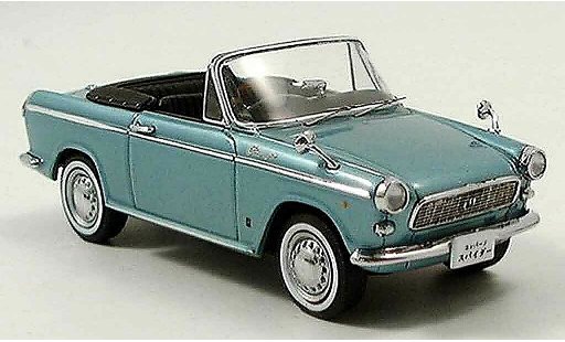 Daihatsu Compagno Berline 1/43 Ebbro Spider bleu 1965 miniature