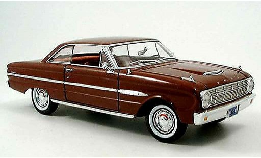 Ford Falcon coupe 1/18 Yat Ming marron 1963 miniature