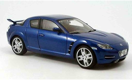 Mazda RX8 Base 1/18 Autoart x-men filmauto bleu miniature