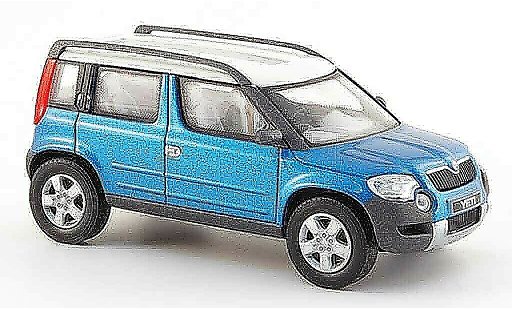Skoda Yeti Base 1/43 Abrex bleu 2005 miniature