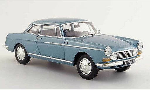 Peugeot 404 coupe 1/18 Norev grise bleu miniature