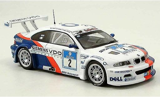 Bmw M3 course 1/43 IXO GTR E46 No. 2 Lamy Huisman Nurburgring 2005 miniature