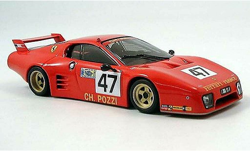 Ferrari 512 BB LM 1/43 IXO No. 47 Ballot Le Mans 1981 miniature