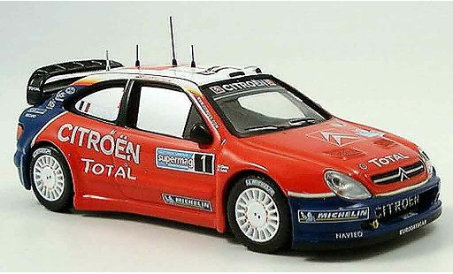 Citroen Xsara WRC 2005 1/43 IXO no.1 loeb elena vainqueur rallye italien miniature