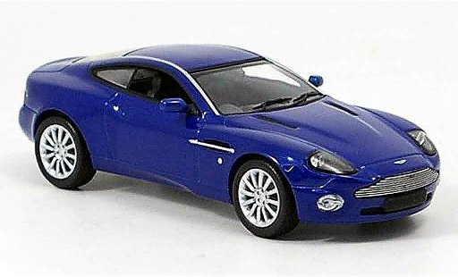 Aston Martin Vanquish coupe 1/43 Minichamps v12 bleu miniature