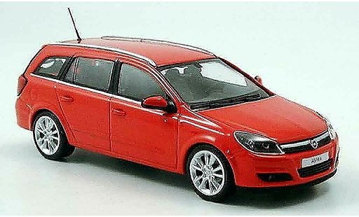 Opel Astra Base 1/43 Minichamps caravan rouge 2004 miniature