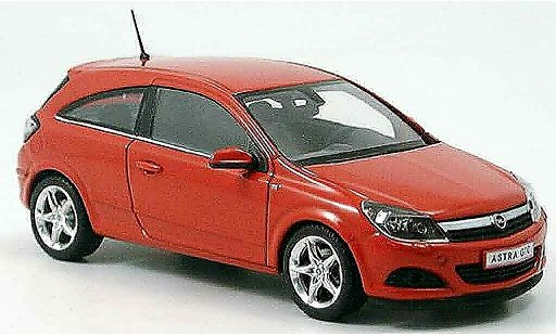 Opel Astra GTC 1/43 Minichamps rouge 2005 miniature