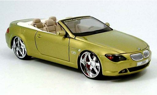 Bmw 645 Cabriolet 1/18 Maisto E64 ci playerz or miniature