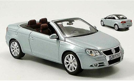 Volkswagen Eos Base 1/43 Norev cabrio grise metallisee avec hardtop miniature
