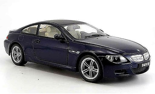 Bmw M6 Coupe 1/18 Revell E63 bleu 2004 miniature
