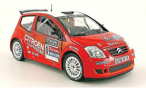 Citroen C2 S1600 1/18 Solido no.0 loeb/meny rallye du var 2003 miniature
