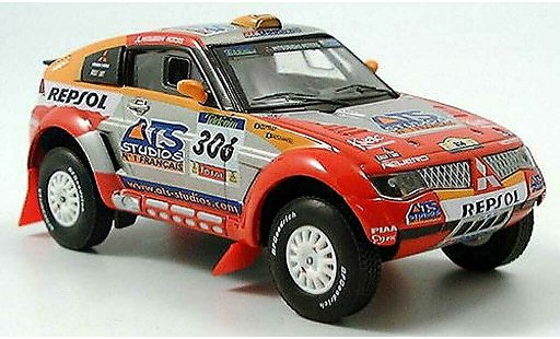 Mitsubishi Pajero Evolution 1/43 Solido No.306 Repsol Peterhansel / Cottret Rally Dakar 2005 miniature