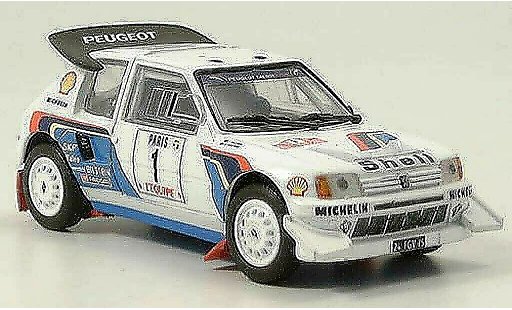 Peugeot 205 Turbo 16 1/43 Solido Rallye 1986 T16 miniature