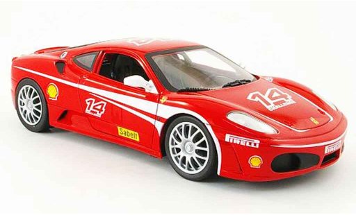 Ferrari F430 Challenge 1/18 Hot Wheels no.14 rouge miniature