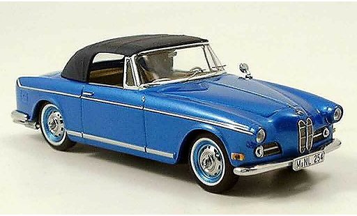 Bmw 503 cabriolet 1/43 Schuco Cabrio avec Softtop bleu miniature