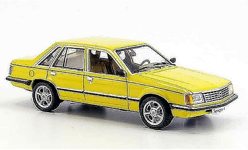Opel Senator A1 1/43 Schuco a jaune miniature