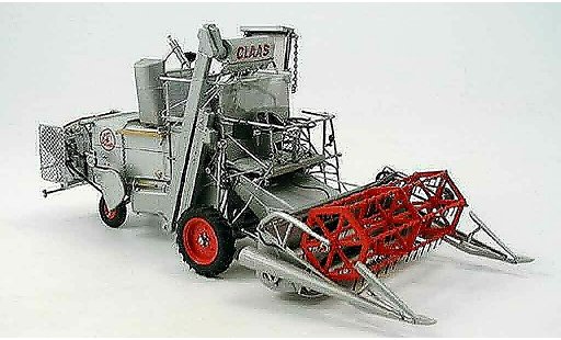Claas Hercules moissonneuse-batteuse 1/43 Schuco Mahdrescher grise miniature