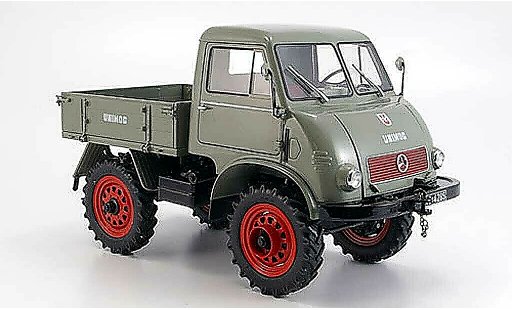 Mercedes Unimog 401-404 1/18 Schuco 401 avec westfalia kabine grise miniature