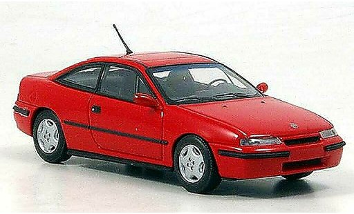 Opel Calibra Base 1/43 Minichamps rouge 1991 miniature