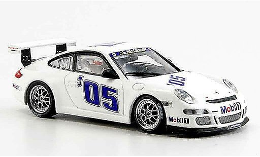 Porsche 911 GT3 CUP 1/43 Minichamps 2005 blanche Prasentation miniature