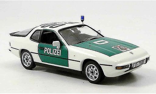 Porsche 924 Base 1/43 Minichamps Autobahnpolice Dusseldorf miniature