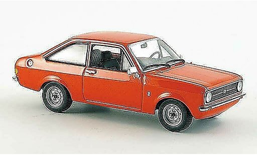 Ford Escort Berlina 1/43 Minichamps II rouge 1975 miniature
