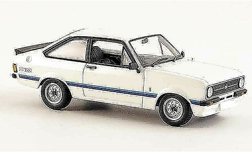 Ford Escort RS 1800 1/43 Minichamps blanche 1975 MK2 miniature