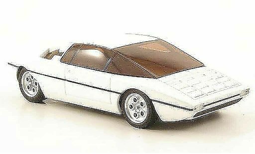 Lamborghini Bravo Base 1/43 Minichamps blanche 1974 miniature