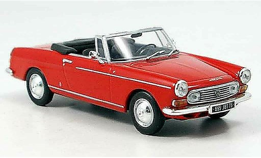 Peugeot 404 Cabriolet 1/43 Minichamps rouge 1962 miniature
