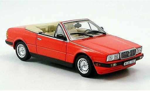 Maserati Biturbo Spyder 1/43 Minichamps rouge 1986 miniature