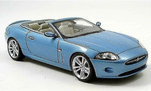 Jaguar XK Cabriolet 1/43 Minichamps bleu 2005 miniature