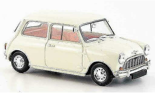 Austin Mini cooper 1/43 Minichamps blanche 1960 miniature