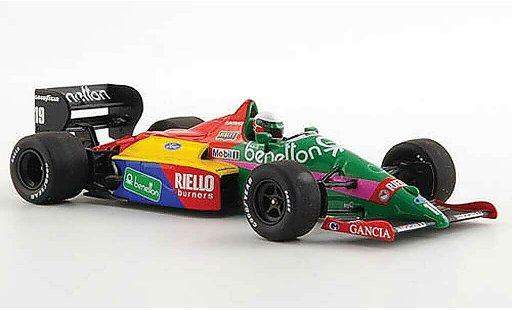 Benetton B187 course 1/43 Minichamps 1987 Benetton B187 No.19 T.Fabi -Saison miniature