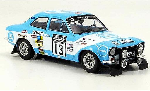 Ford Escort MK1 1/43 Minichamps I Makinen Liddon vainqueur Rallye RAC 1973 miniature