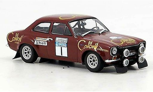 Ford Escort MK1 1/43 Minichamps I Makinen Liddon vainqueur Rallye RAC 1974 miniature