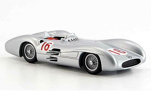 Mercedes W 196 Base 1/43 Minichamps Fangio vainqueur GP Italien 1954 miniature