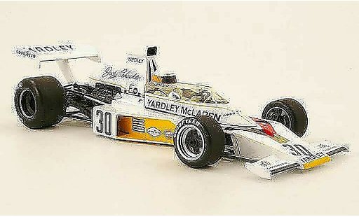 Ford F1 1973 1/18 Minichamps mclaren ford m23 no.30 yardley gp grande bretagne j.scheckter avec panneaux amovibles miniature