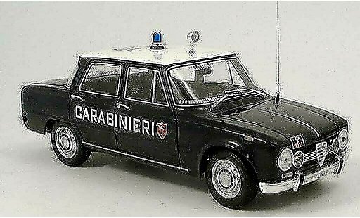 Alfa Romeo Giulia Berlina 1/18 Minichamps carabinieri police (it) 1970 miniature