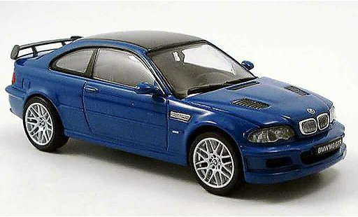 Bmw M3 coupe 1/43 Kyosho GTR E46 street bleu miniature