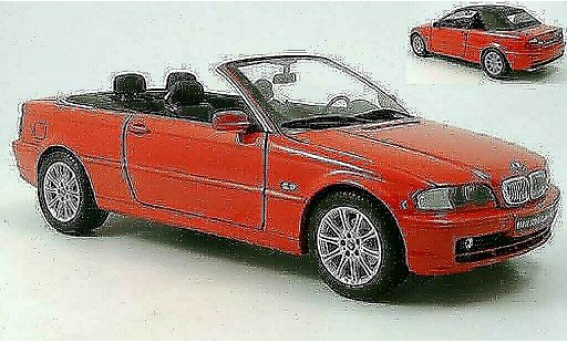 Bmw 328 cabriolet 1/18 Kyosho E46 ci rouge miniature