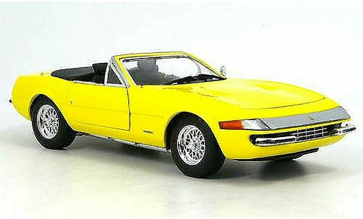 Ferrari 365 GTS/4 1/18 Hot Wheels daytona jaune miniature