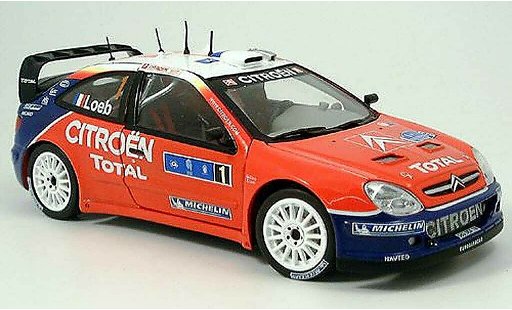 Citroen Xsara WRC 2005 1/18 Sun Star no.1 total vainqueur tour de course miniature