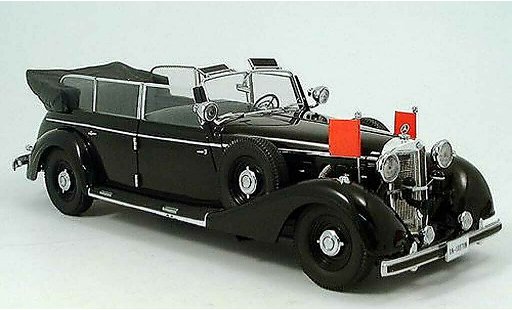 Mercedes 770 Cabriolet 1/18 Signature K noire 1938 miniature