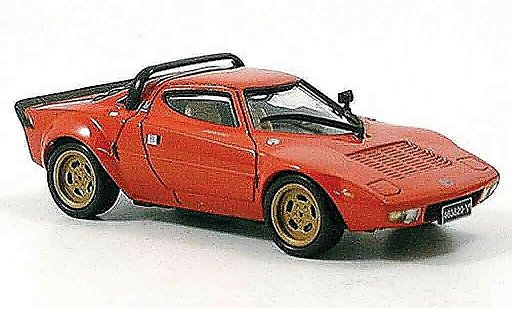 Lancia Stratos HF 1/43 DeAgostini rouge 1974 miniature