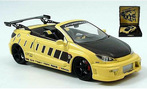 Peugeot 206 CC 1/43 Norev parotech jaune noire miniature