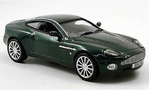 Aston Martin Vanquish coupe 1/43 Norev v12 verte miniature