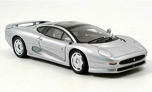 Jaguar XJ 220 1/43 Spark grise metallisee miniature