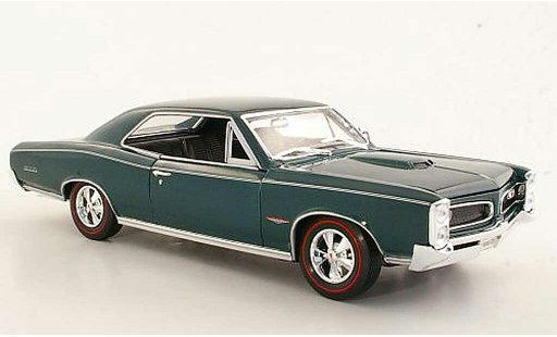 Pontiac GTO 1966 1/18 Welly verte miniature